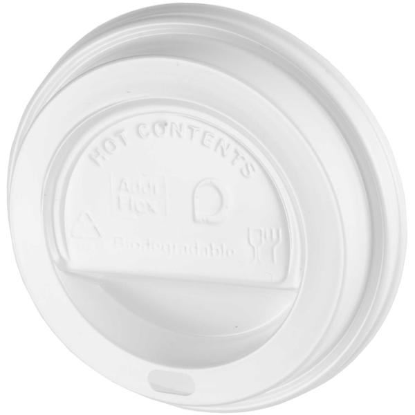 Compostable Domed Sip-thru Lid 8oz